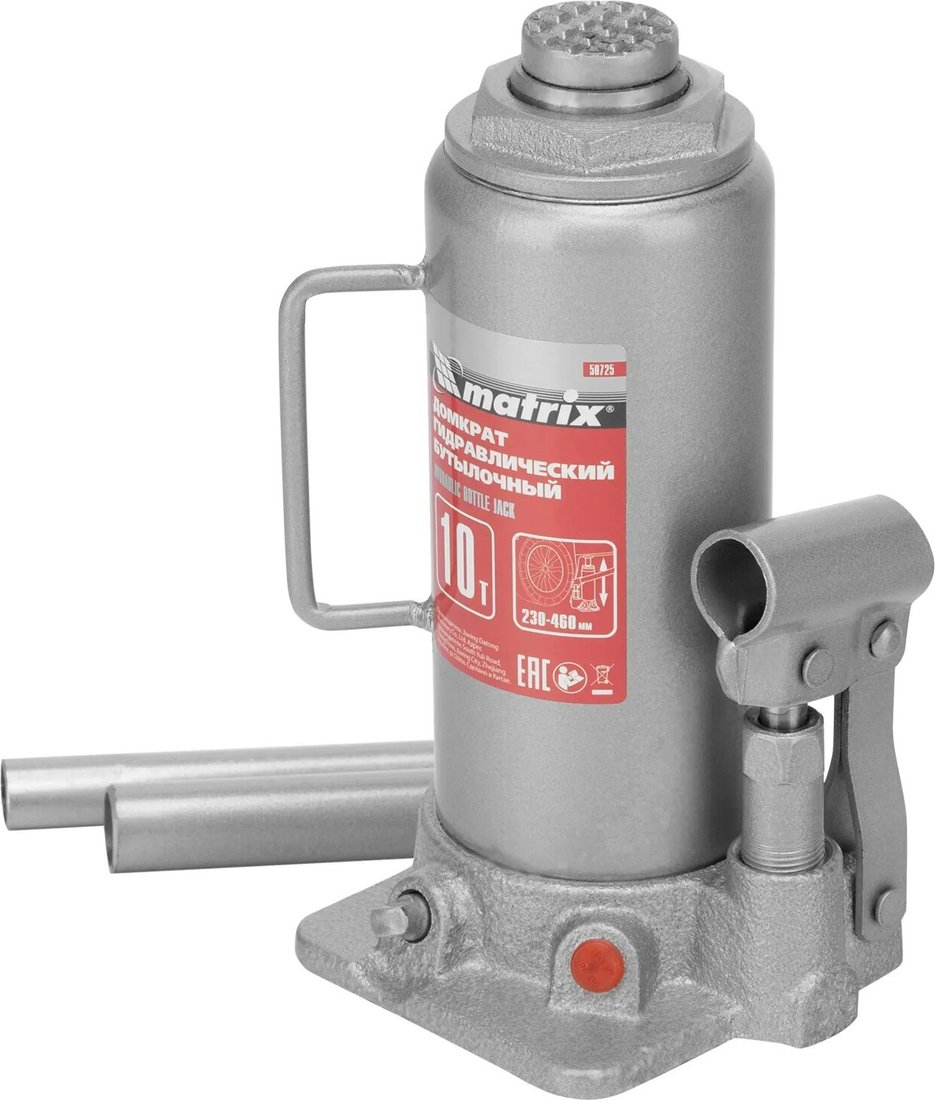 

Бутылочный домкрат Matrix 50725 10т.