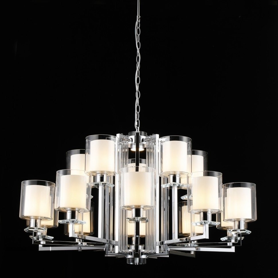 Подвесная люстра iLamp King RM6201-10+5 CR+CL