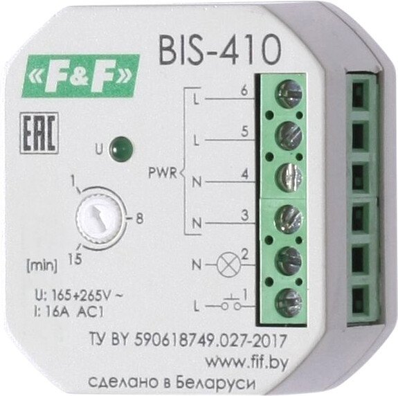 

Реле импульсное Евроавтоматика F&F BIS-410 EA01.005.010