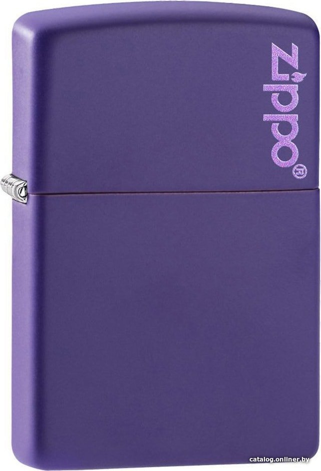 Зажигалка Zippo Classic Purple Matte Zippo Logo 237ZL