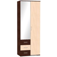 Шкаф распашной МДК ГШ1 2-х створчатый 800x450x2120 (венге/дуб млечный)