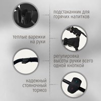 Универсальная коляска Bubago Gaudi Classic 3в1 BG 212-3 (черный)