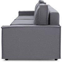 Диван Mio Tesoro Дюссельдорф 293 1.5ек-1.5ек-1.5ек (1173 Savanna Plus Grafit)