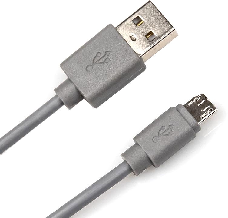 

Кабель Digital Part MC-305 USB Type-A - microUSB (1 м, серый)