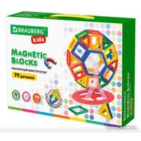 Магнитный конструктор BRAUBERG Kids Magnetic Mega Blocks-79 663848