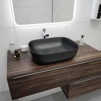 Умывальник Teymi Solli 50 T50392 (черный матовый)