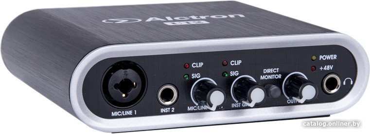 Аудиоинтерфейс Alctron U12 (черный)