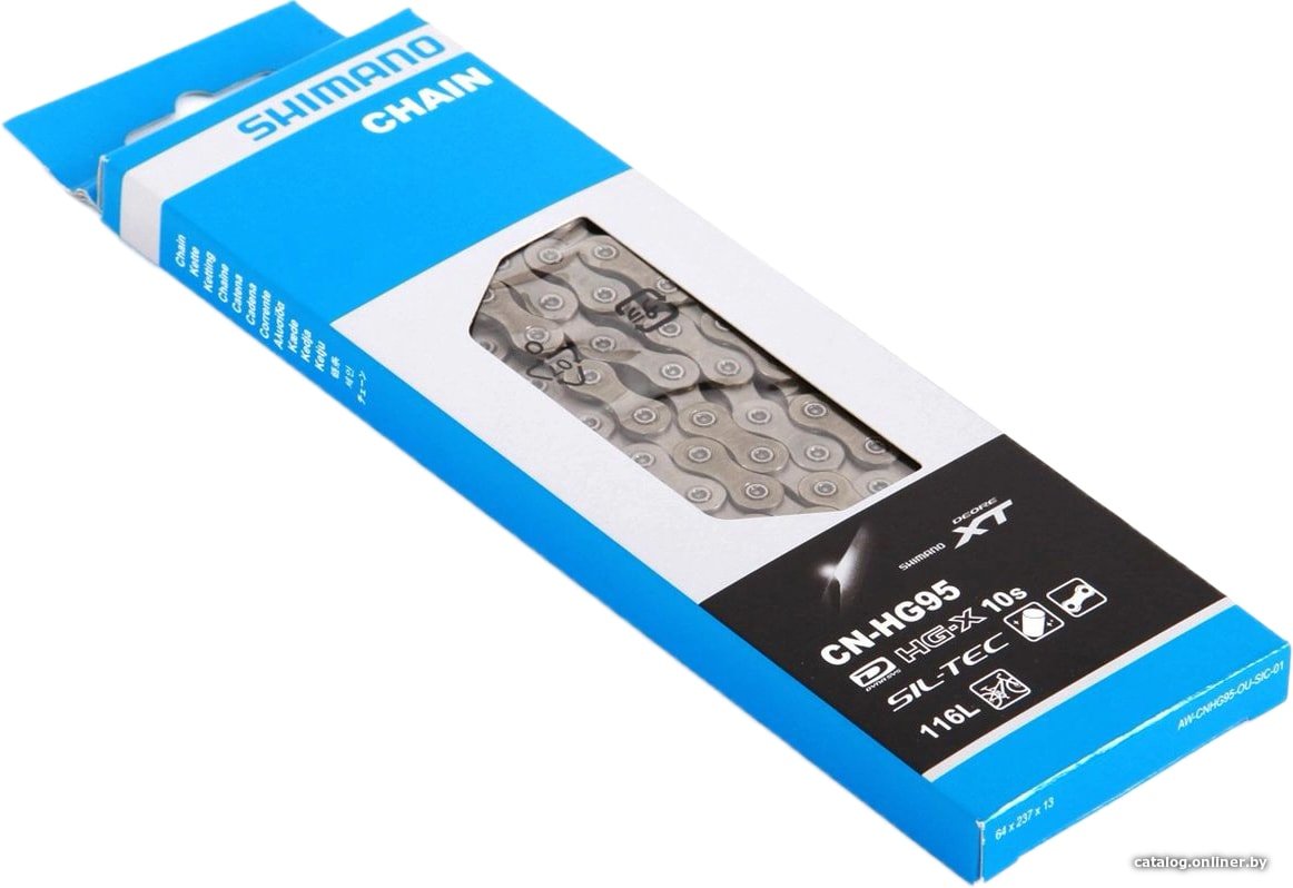 Цепь велосипедная Shimano Deore XT CN-HG95 116 звеньев