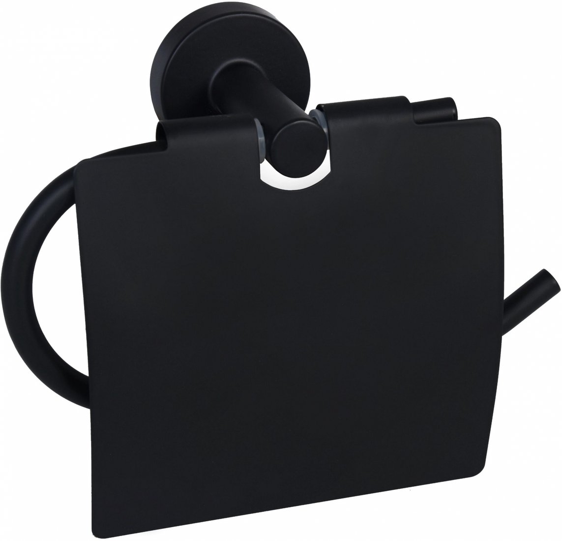 

Держатель для туалетной бумаги Bisk For You с крышкой 08256 (черный)