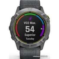 Умные часы Garmin Enduro (серая сталь/серый ремешок UltraFit)