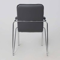 Офисный стул AksHome Samba Aks-1 (Pegasso темно-серый/подлокотники мягкие)