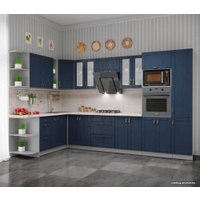 Готовая кухня Интерлиния Мила Крафт 1.88x3.4 левая (дуб королевский)