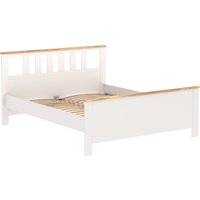 Кровать Mio Tesoro Сага 160х200 / 2.08.04.070.14 (белый/ясень)