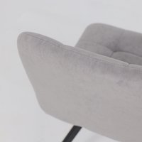 Стул Мамадома Rommy (b22 Grey Lux/черный)