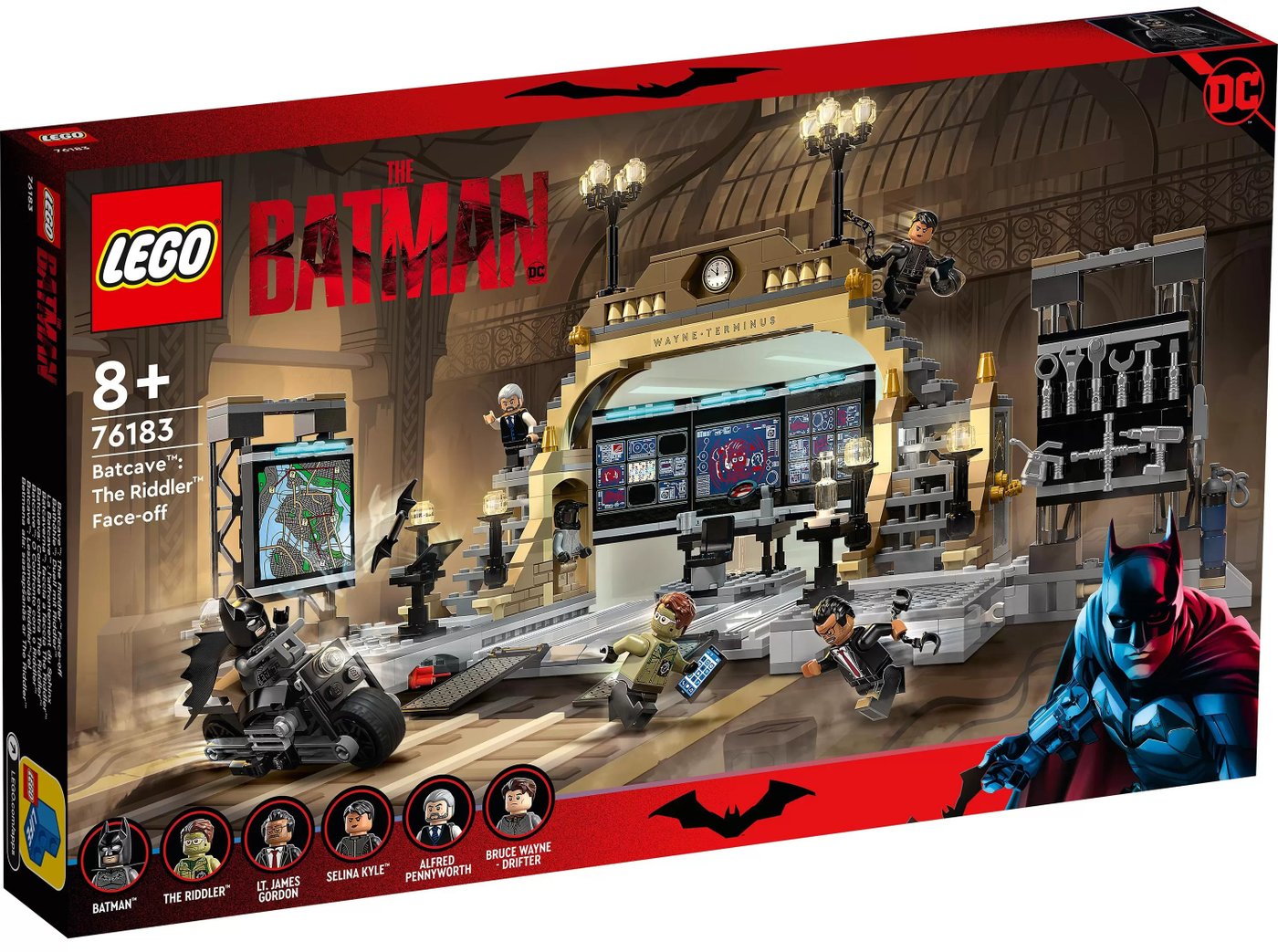 

Конструктор LEGO DC Super Heroes 76183 Бэтпещера: схватка с Загадочником