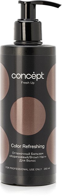 

Оттеночный бальзам Concept Fresh Up с дозатором коричневый 250 мл