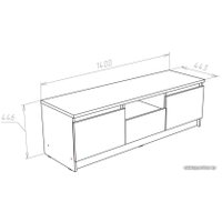 Тумба НК-Мебель Ларго 71160300 (дуб сонома)
