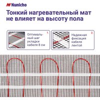 Нагревательный мат Nunicho Etalon SHP 450Вт с терморегулятором RТС 70.26 (3.0м2)