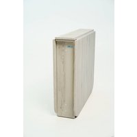 Стол-книга Stoloff Мечта 1600x850 (сосна лофт, опоры вкручиваемые, углы закругленные с роликами и ручками)