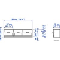 Стенка Ikea Бургульт 493.987.01