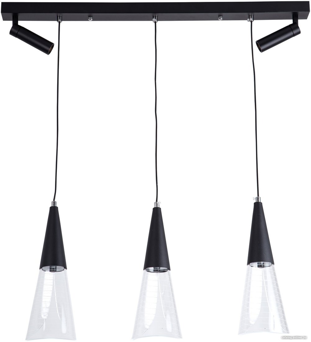 Подвесная люстра LED4U L7105-5 BK
