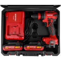 Дрель-шуруповерт Wortex BD 2025 LiSET ALL1 XLT 1325843 (с 2-мя АКБ, кейс)