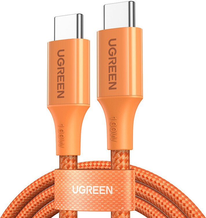 Кабель Ugreen L502 95493 USB Type-C - USB Type-C (1 м, оранжевый)