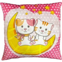 Декоративная подушка Мальвина Сладкая парочка Коты на луне 2 30.124.2