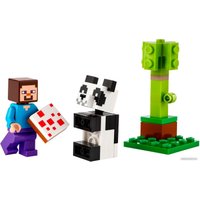 Конструктор LEGO Minecraft 30672 Стив и малышка Панда