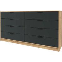 Комод Интерлиния Концепт КТ-К197 (антрацит/дуб золотой)