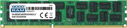 

Оперативная память GOODRAM 8GB DDR3 PC3-12800 W-MEM1600R3D48GLV