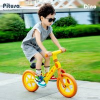 Беговел Pituso Dino EVA 12 (желтый)