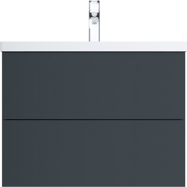 

AM.PM Тумба под умывальник Gem 75 M90FHX07522GM (2 ящика, графит)