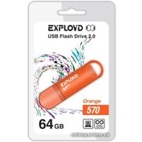 USB Flash Exployd 570 64GB (оранжевый) [EX-64GB-570-Orange]