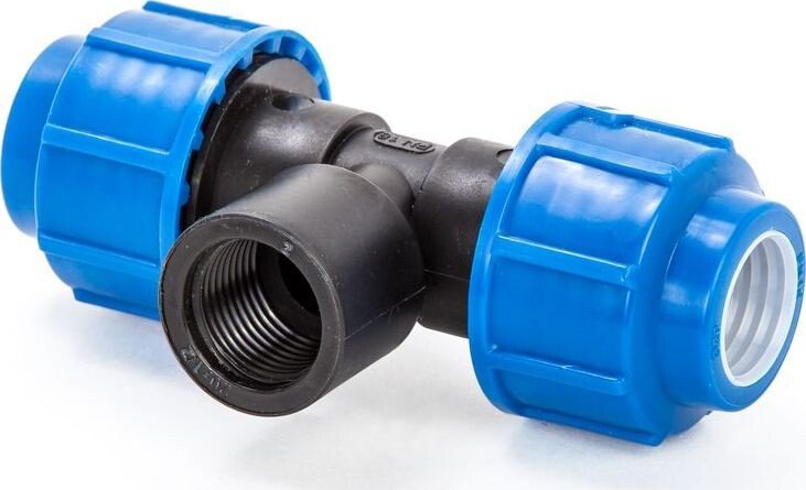 

Фитинг Lammin Тройник с внутренней резьбой для ПЭ труб 25х1"х25