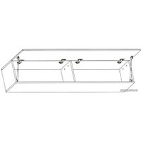 Полка НК-Мебель Point Тип-30 (белый/белый глянец)