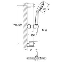 Душевой гарнитур  Grohe Euphoria 110 Duo 27225001