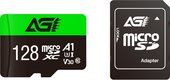 TF138 microSDXC AGI128GU1TF138 128GB (с адаптером)