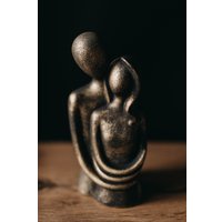 Статуэтка К.РАМА Влюбленные (черный с золотом)