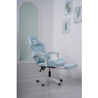 Игровое (геймерское) кресло Calviano 1584 (ткань, голубой)