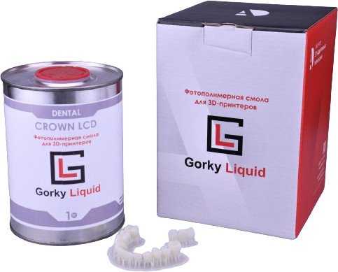 

Фотополимер Gorky Liquid Dental Crown A1-A2 LCD/DLP 1 кг