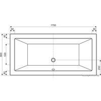 Ванна Excellent Pryzmat Lux 170x80 (WAEX.PRL17WH)