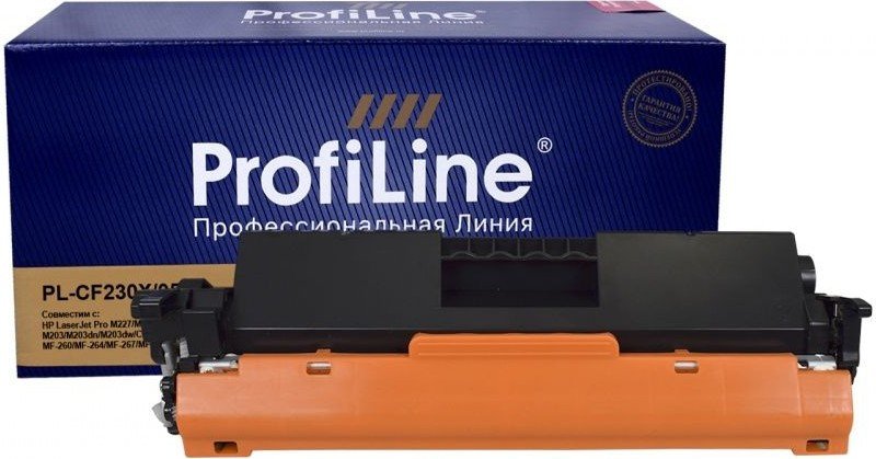 

Картридж ProfiLine PL-CF230X/051H (аналог HP CF230X/051H)