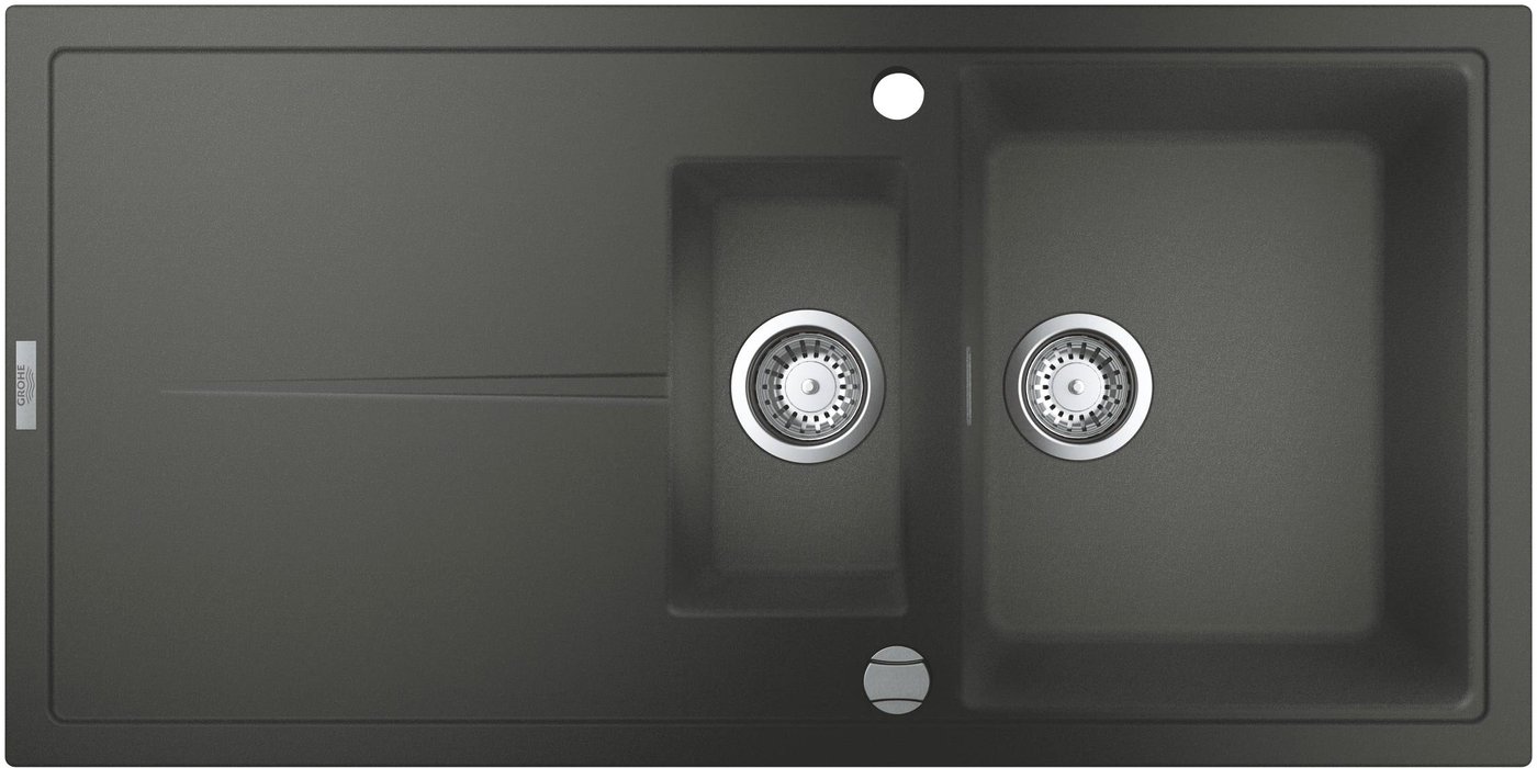 

Кухонная мойка Grohe K400 60-C 100/50 1.5 31642AT0 (серый гранит)