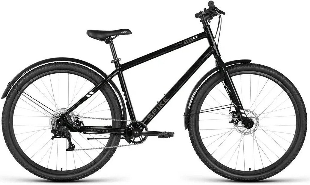 

Велосипед Forward Spike CX 29 р.18 2026 (черный, разобранный)
