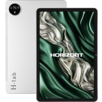 Планшет Horizont H-Tab 1+ 8GB/128GB LTE (с чехлом, клавиатурой и стилусом, серебристый)