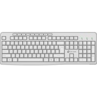 Клавиатура Оклик K225W (белый)