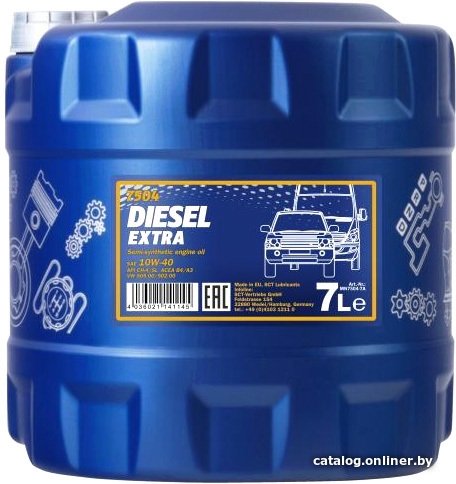 Моторное масло Mannol DIESEL EXTRA 10W-40 7л