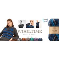 Пряжа для вязания Alize Wooltime 873 100 г 200 м (темный хаки)