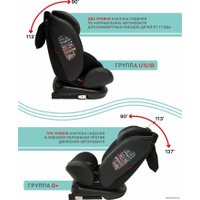 Детское автокресло Amarobaby Isofix ST-3 AMARO-2003-Kr (красный)